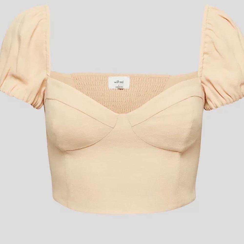 Aritzia wilfred crop top